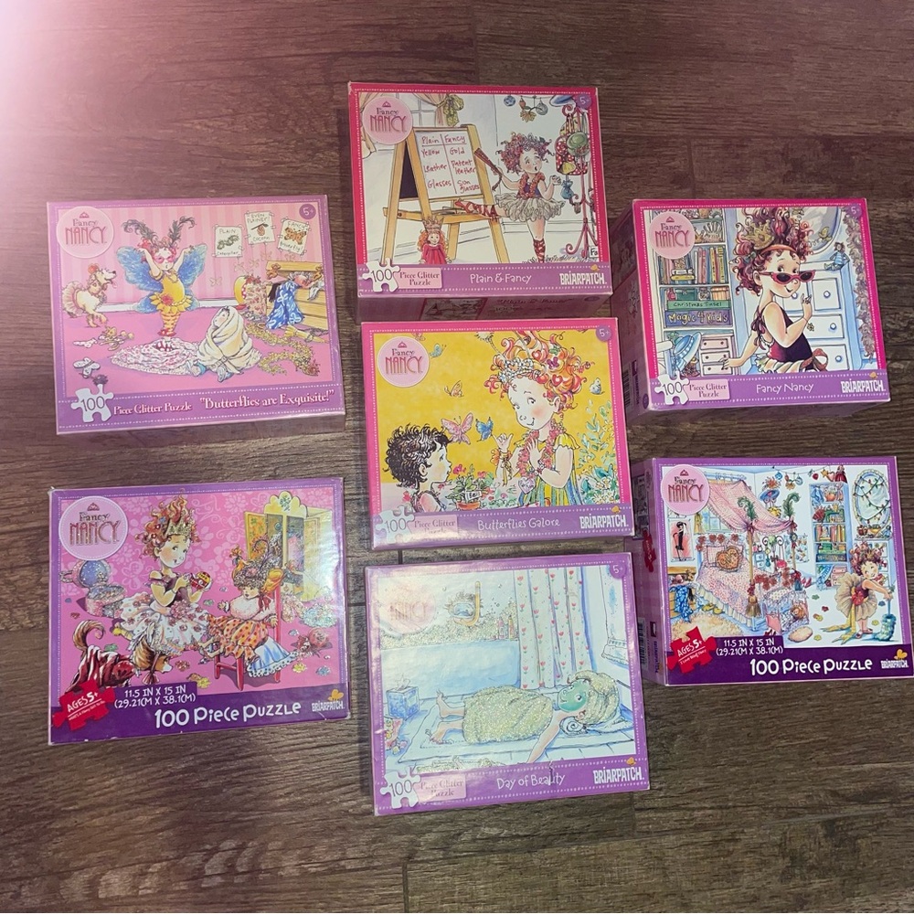 Fancy Nancy Puzzles -7 total- Briarpatch